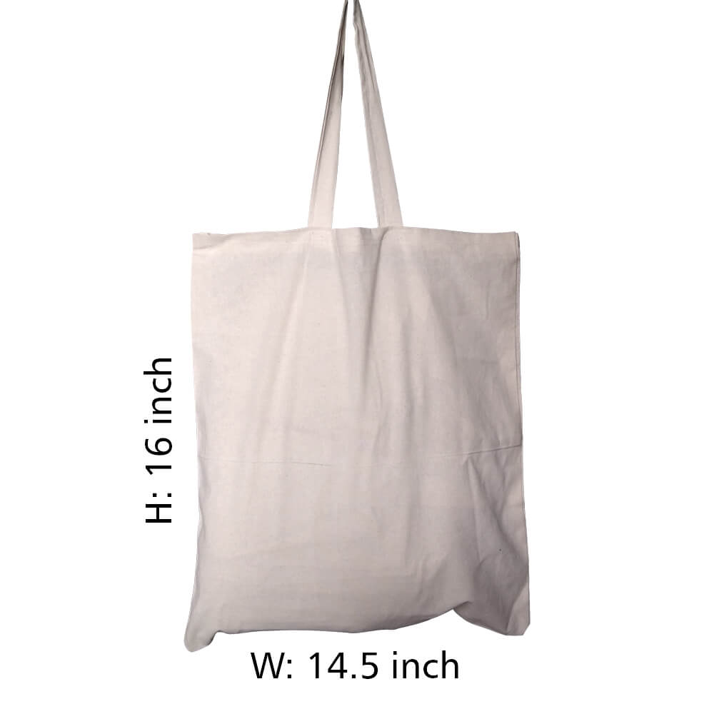 Cotton Cloth Bag 14x14 inch Set of 2 